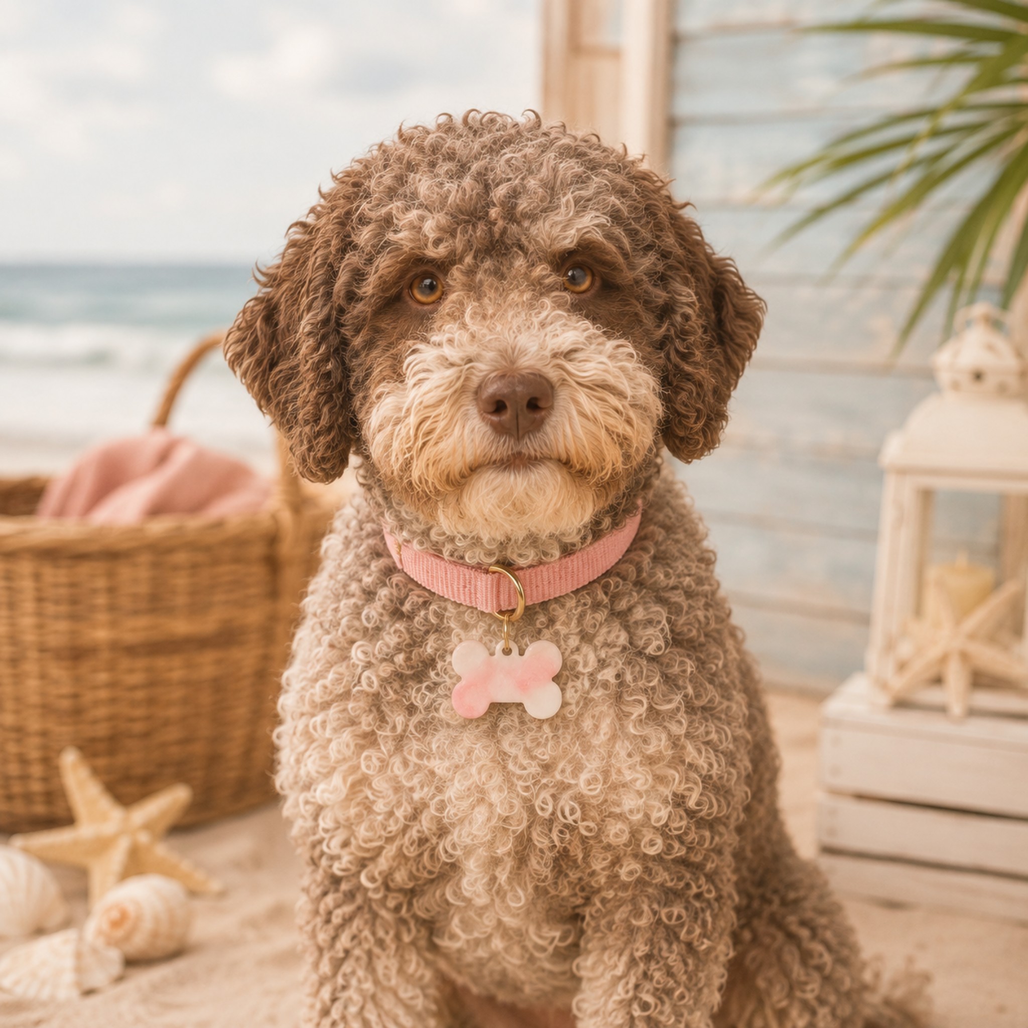 Medagliette Personalizzabili in Resina Glitter per Animali